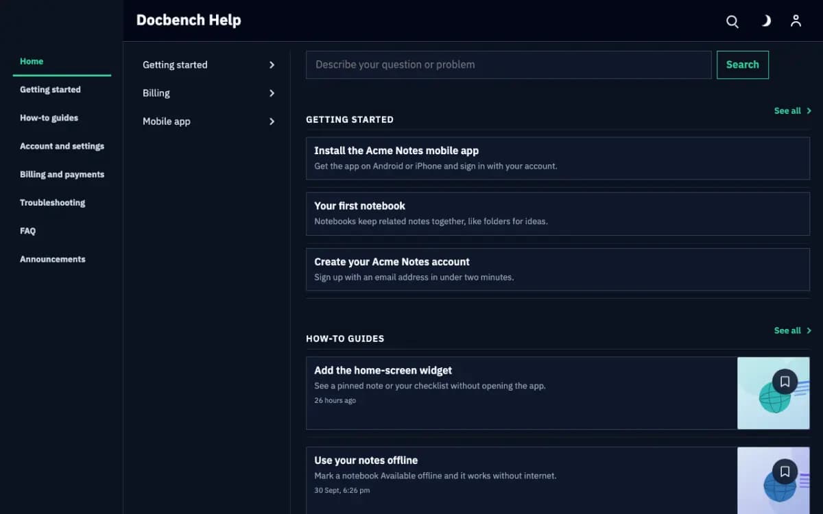 Docbench design preview