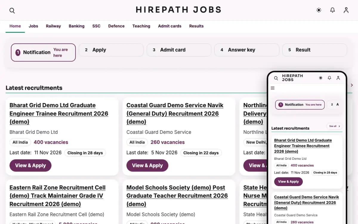 Hirepath design preview